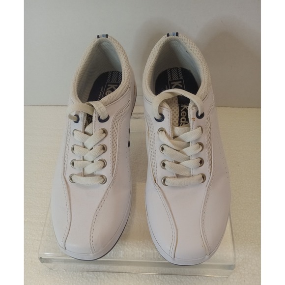 Keds Shoes - Keds Women's White Size 5 Leather Sneakers Tennis Shoes Comfort Walking